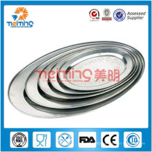 5 pcs stainless steel oval dish